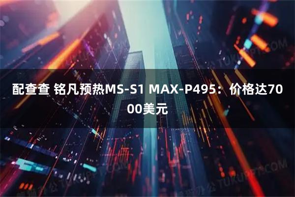 配查查 铭凡预热MS-S1 MAX-P495：价格达7000美元